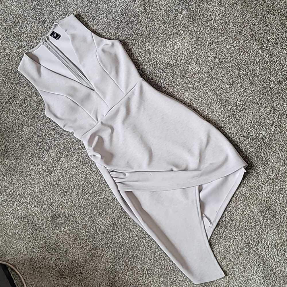 Gray Cocktail Dress